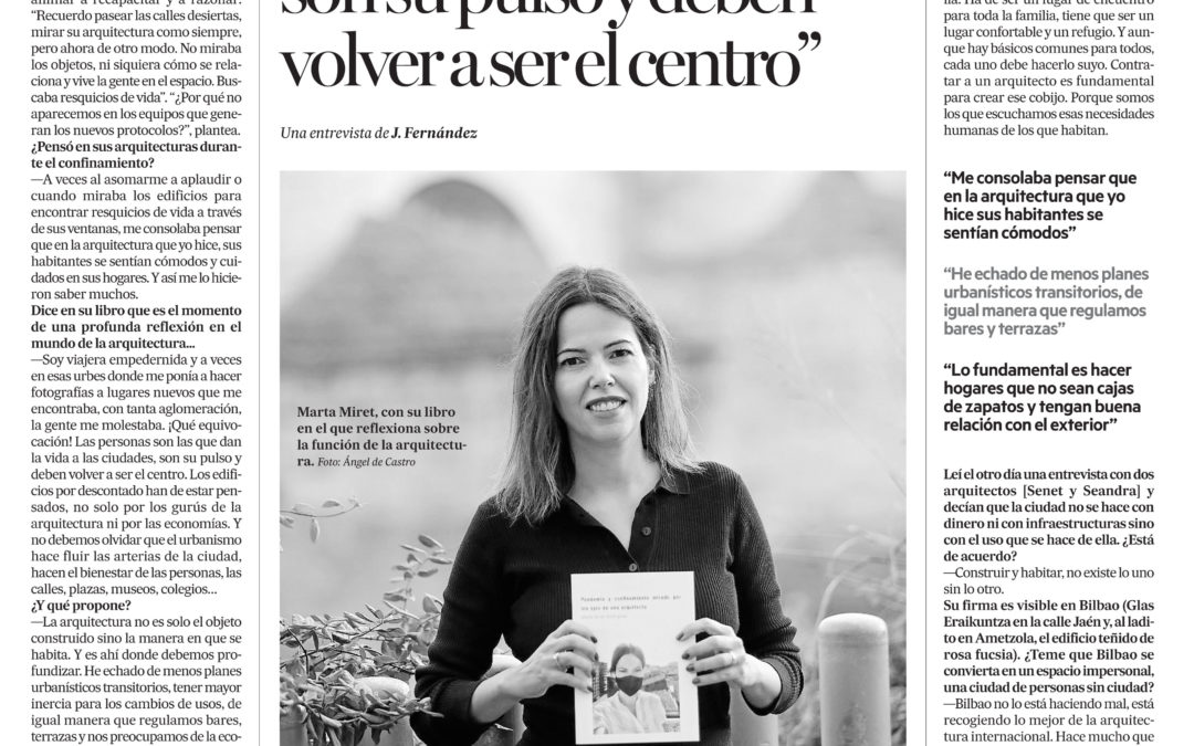 Entrevista Marta Miret arquitecta